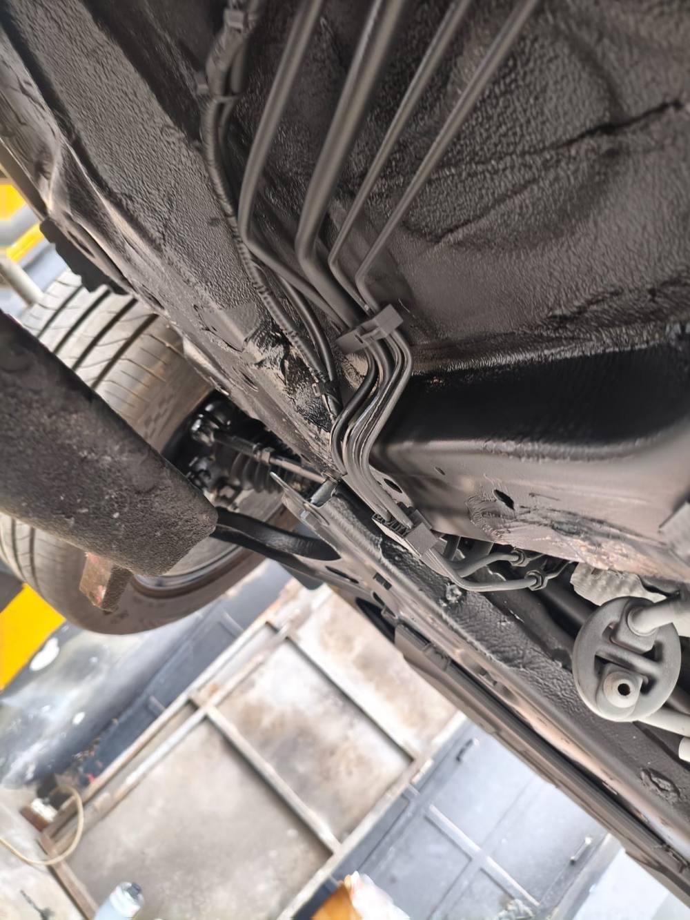 Cableado y bajos del vehículo protegidos con undercoating